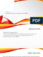A Comple Tutorial On Cascading Style Sheets