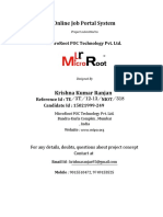 Online Job Portal System: Microroot Poc Technology Pvt. LTD