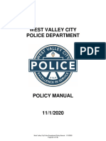 WVC Police Department Policy Manual