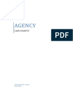 Agency Case Digest