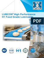 LUBCON High Performance H1 Food Grade Lubricants