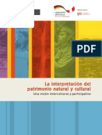 La Interpretación Del Patrimonio Natural y Cultural. Una Visión Intercultural y Participativa PDF