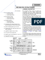 CS42448 Audio DAC ADC