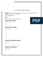 Lab No. 02: Tools: PC, Matlab