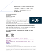 Por Primera Vez en España, Andreas Kalcker, Dará Un Seminario para Aprender A Eliminar Los Parásitos. Los Temas Que Se Tratarán Son