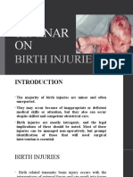 Seminar ON: Birth Injuries