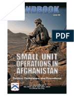 09-37 - Small Unit Operations in Afghanistan