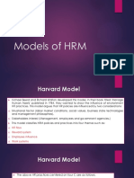 Models of HRM