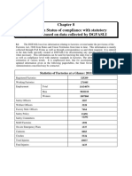 Statistics On Status of Compliance With Statutory Provisions Based On Data Collected by DGFASLI PDF