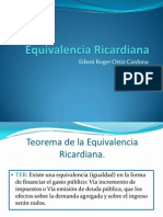 Equivalencia Ricardiana