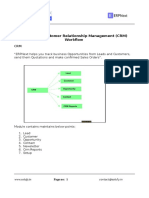 Erpnext-Customer Relationship Management (CRM) Workflow: WWW - Solufy.In Page No: 1