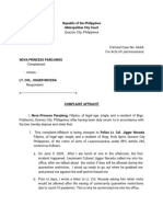 FABI - Parojinog Vs Noceda - Complaint Affidavit CounterAfiidavit