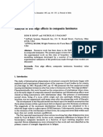 Analysis of Free Edge Effects in Composite Laminates