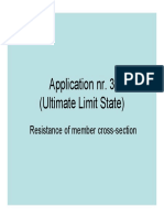 Application Nr. 3 (Ultimate Limit State) : Resistance of Member Cross-Section