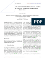 Control Strategy For Switched Reluctance Motor With Rotary Encoder Based Rotor Position Detection