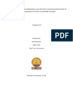 Security and Exchange Commission and Security and Exchange Board of India: A Comparative Study On Insider Trading