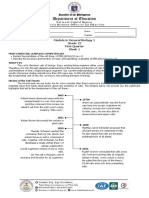 Department of Education: Module in General Biology 1 Grade 12 First Quarter Week 1