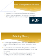 2.0 Evolution of Management Theory