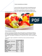 Frutas Recomendadas para Diabetes