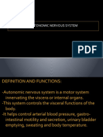 Autonomic Nervous System