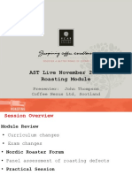 AST Live November 2016 Roasting Module: Presenter: John Thompson Coffee Nexus LTD, Scotland