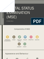 Mental Status Examination (Mse)