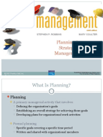 Planning & Strategic Management: Stephen P. Robbins Mary Coulter