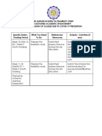 Course Outline in Intro To Feasibility Study For Sustained Academic Engagement During Suspension of Classes Due To Covid-19 Prevention