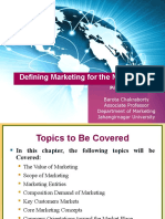 CH01 Marketing Management