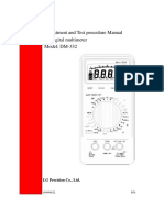 Manual Multimetro Goldstar dm-332 - Cal