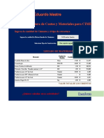 Calculadora Materiales de Cimientos