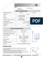 27011054-Wall Mount Antenna Datasheet (HADA-07091827-N-586-O) Datasheet PDF