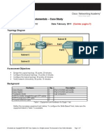 Case Study - CCNA - Sem1 - Cosmin Daniel POCRISTE