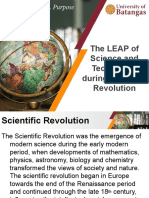 The LEAP of Science and Technology During Scientific Revolution