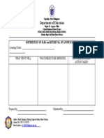 Department of Education: Distribution of Slms and Retrieval of Answer Sheets