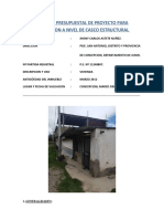 Valorizacion de Proyecto de Vivienda Concepcion Carlos Astete