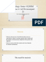 Biology Form 4 KSSM: Chapter 6 Cell