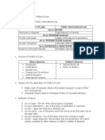 Conflict of Laws Public International Law As To Nature As To PERSONS Involved As To TRANSACTIONS Involved As To Remedies or Sanctions