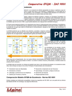 Comparacion ISO 9001 EFQM