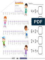 Sumas Recta Numérica PDF