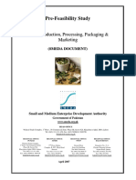 SMEDA Pickle Production, Processing, Packaging & Marketing PDF