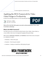 Applying The MDA Framework For Video Game Design To Productivity - by Kaki Okumura - The Startup - Medium PDF