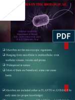 Microbes in The Biological World: Ahmad Masood Department of Botany H.D. Jain College, Ara (V.K.S. University, Ara)