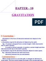 Chapter - 10: Gravitation