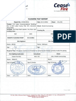 Sample Flushing Test Report Plot 157 PDF