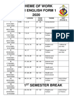 RPT English Cefr KSSM Form 1 2020