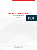 WPB100 User Manual: QSZACCWPB100UM0100