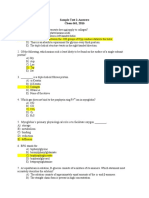 Biochem Sample Test-2-2016-Answers