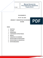 Procedimiento de Andamios Acrow 2020