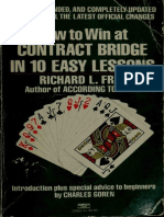 Richard L. Frey - How To Win at Contract Bridge in 10 Easy Lessons-Fawcett Crest (1972) PDF